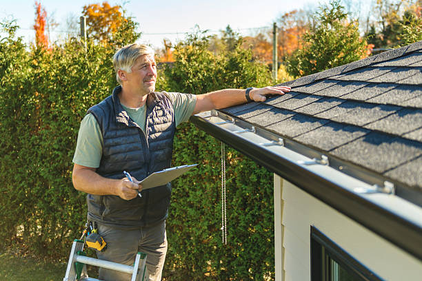 Professional Hail Damage Roof Repair technician working in Stoneham, CO